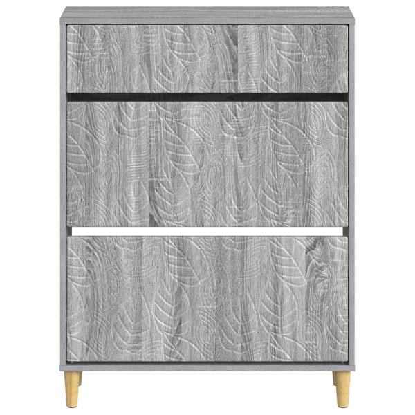 Schuhschrank DELFT 78 x 24 x 103 cm Holzwerkstoff Sonoma-Grau