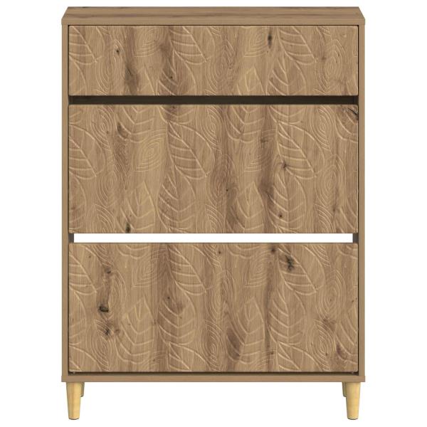 Schuhschrank DELFT 78 x 24 x 103 cm Holzwerkstoff Artisan-Eiche