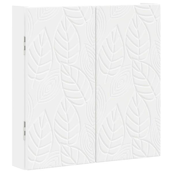 Dartboard Schrank DELFT Wei? 52,5 x 10,5 x 53,5 cm