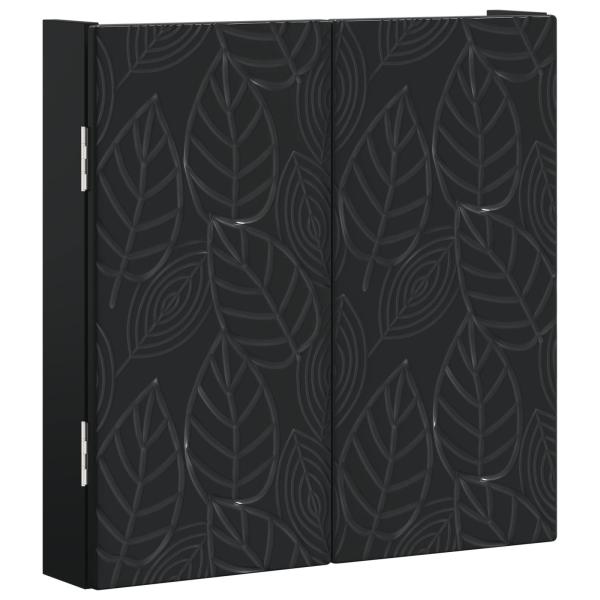 Dartboard Schrank DELFT Schwarz 52,5 x 10,5 x 53,5 cm