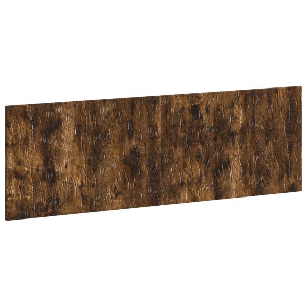 Wandmontiertes Kopfteil DELFT Raucheiche Holzwerkstoff