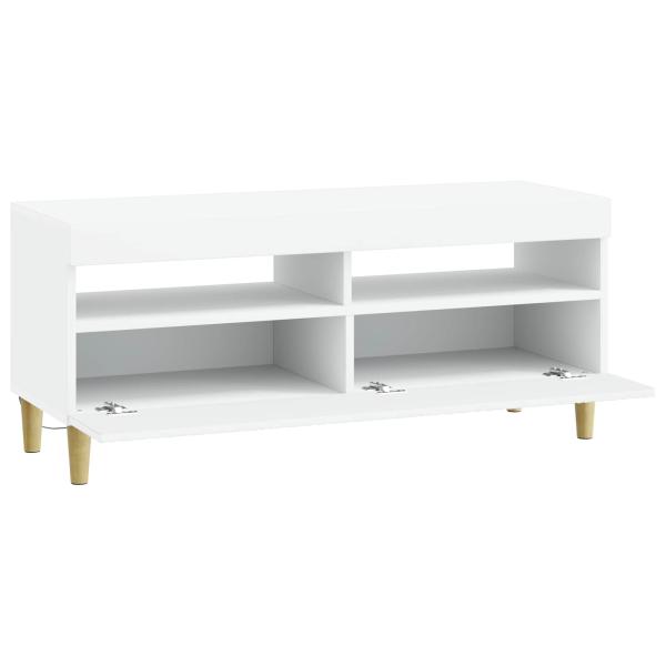 LED-TV-Schrank Weiß Holzwerkstoff