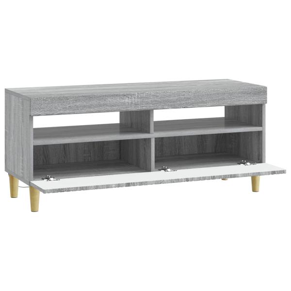 LED-TV-Schrank Sonoma-Grau Holzwerkstoff