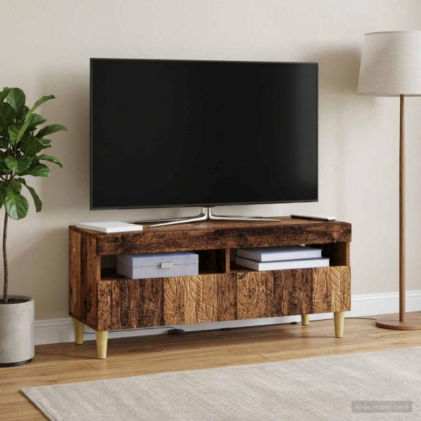 ARDEBO.de - LED-TV-Schrank Altholz Holzwerkstoff