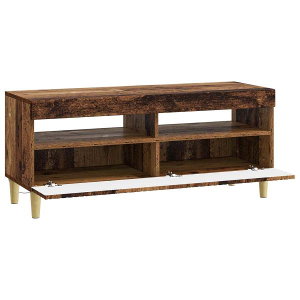 LED-TV-Schrank Altholz Holzwerkstoff