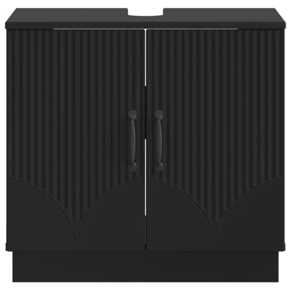 Waschbeckenschrank HOORN Schwarz 59,5 x 31,5 x 56 cm