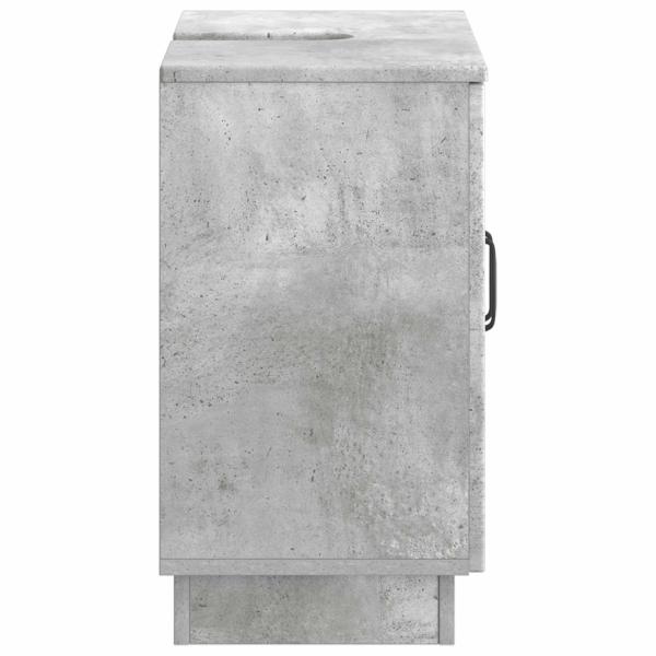 Waschbeckenschrank HOORN Betongrau 59,5 x 31,5 x 56 cm