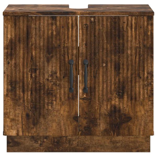 Waschbeckenschrank HOORN Raucheiche 59,5 x 31,5 x 56 cm