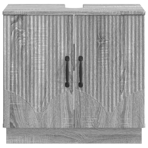 Waschbeckenschrank HOORN Sonoma-Grau 59,5 x 31,5 x 56 cm