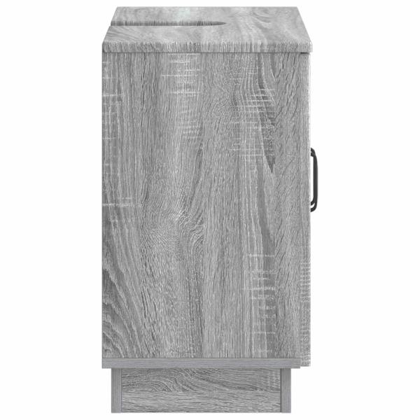 Waschbeckenschrank HOORN Sonoma-Grau 59,5 x 31,5 x 56 cm