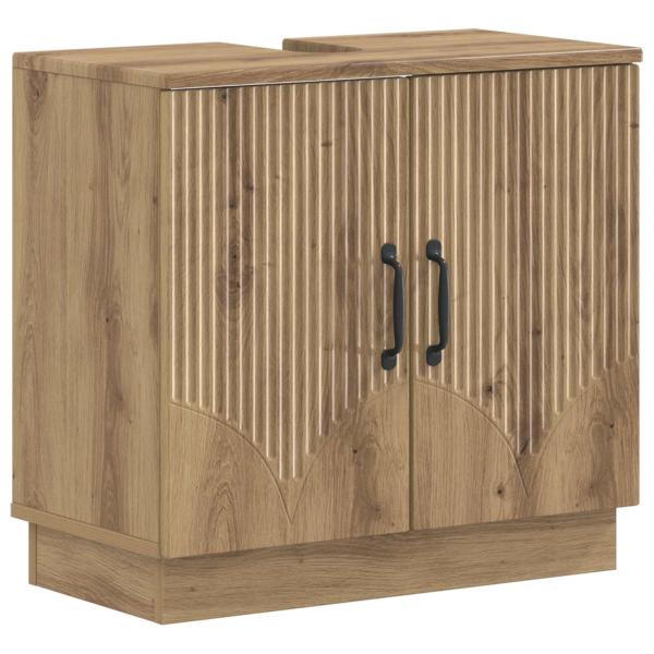 ARDEBO.de - Waschbeckenschrank HOORN Artisan-Eiche 59,5 x 31,5 x 56 cm