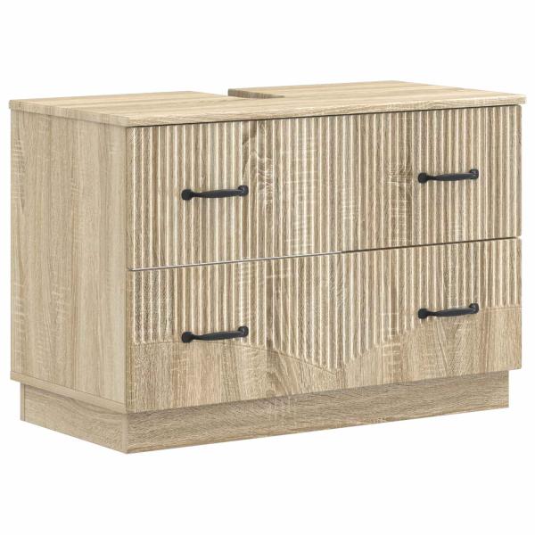 ARDEBO.de - Waschbeckenschrank HOORN Sonoma-Eiche 82 x 41 x 56 cm