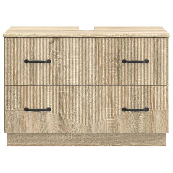 Waschbeckenschrank HOORN Sonoma-Eiche 82 x 41 x 56 cm