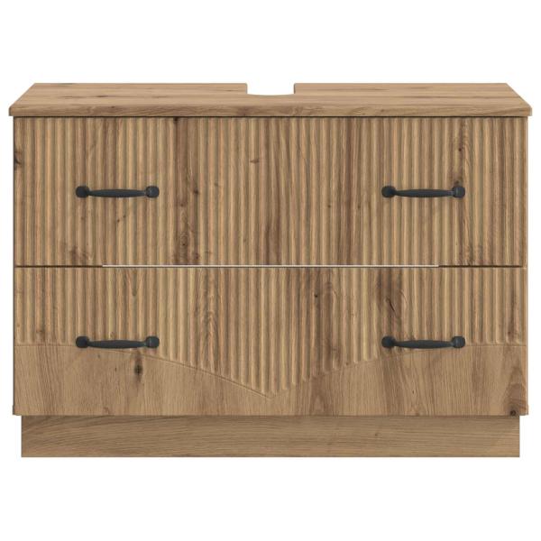 Waschbeckenschrank HOORN Artisan-Eiche 82 x 41 x 56 cm