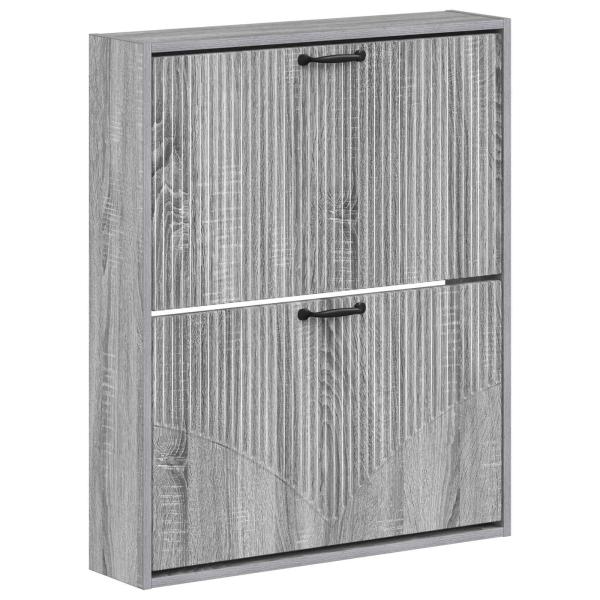 ARDEBO.de - Wandmontierter Schuhschrank HOORN 71 x 17 x 86 cm Holzwerkstoff