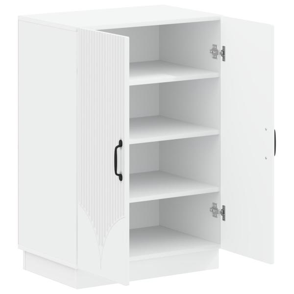 Schuhschrank HOORN 59,5 x 39,5 x 87 cm Holzwerkstoff Weiß