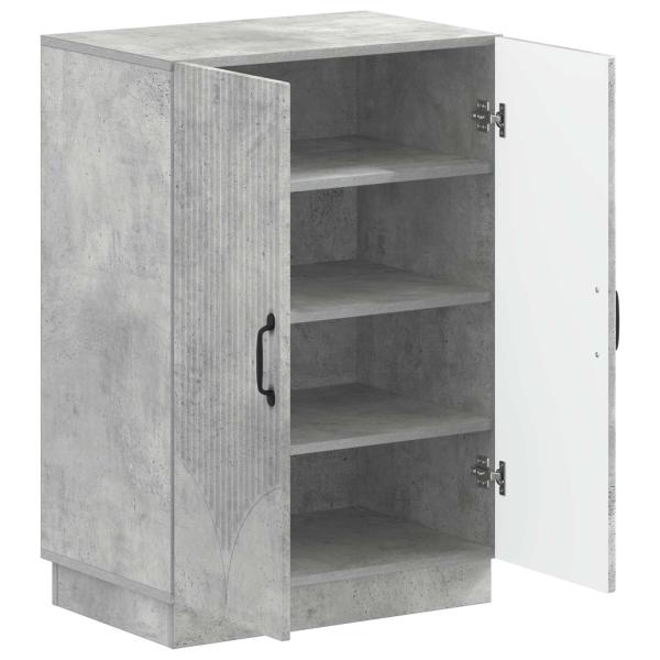 Schuhschrank HOORN 59,5 x 39,5 x 87 cm Holzwerkstoff Betongrau