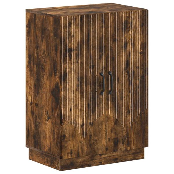 ARDEBO.de - Schuhschrank HOORN 59,5 x 39,5 x 87 cm Holzwerkstoff Raucheiche