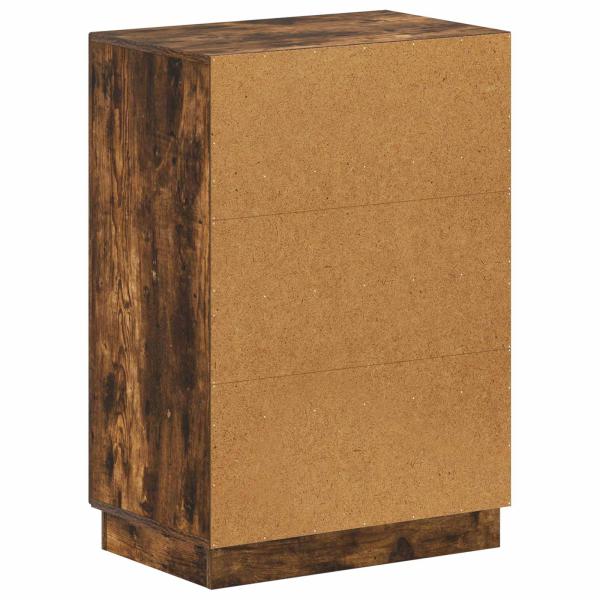 Schuhschrank HOORN 59,5 x 39,5 x 87 cm Holzwerkstoff Raucheiche