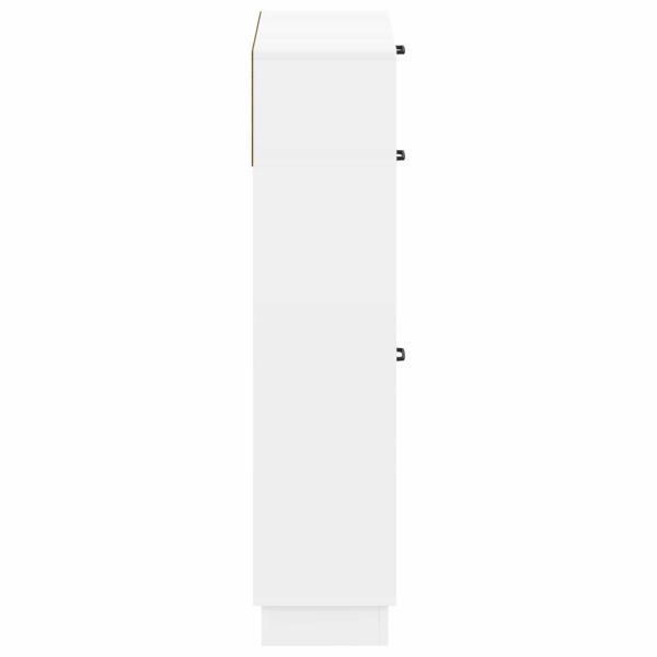 Schuhschrank HOORN 78 x 24 x 100 cm Holzwerkstoff Weiß