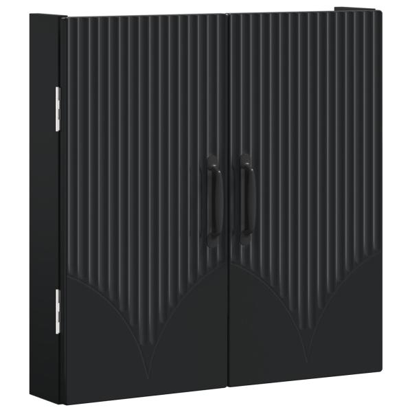 Dartboard Schrank HOORN Schwarz 52,5 x 10,5 x 53,5 cm