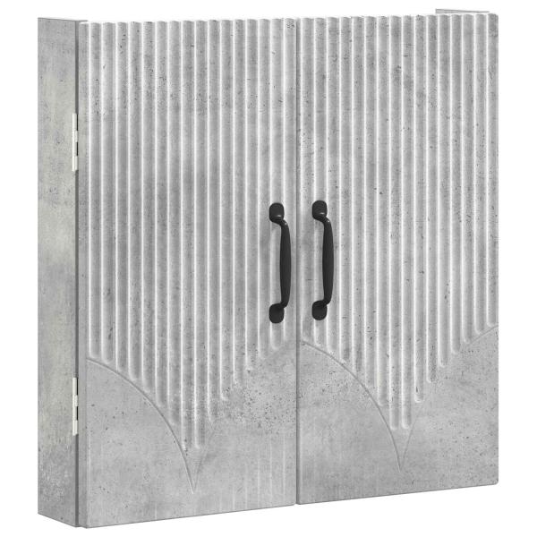 Dartboard Schrank HOORN Betongrau 52,5 x 10,5 x 53,5 cm