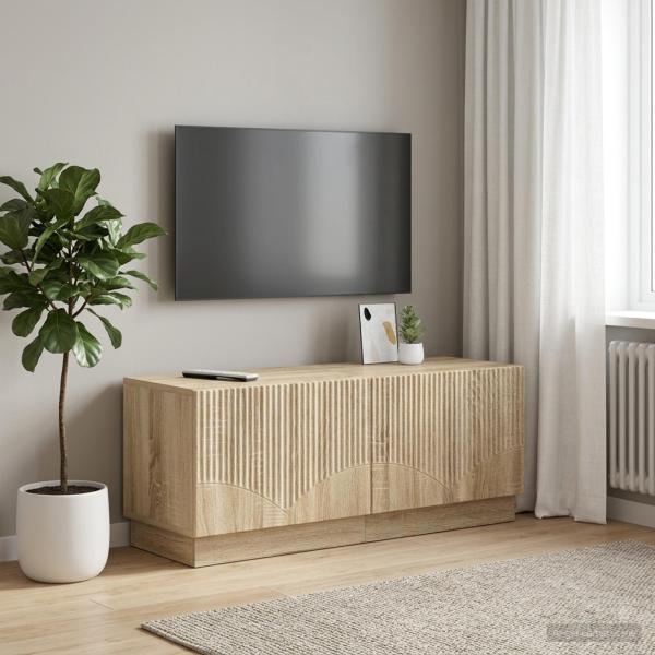 ARDEBO.de - TV-Schrank Sonoma-Eiche Holzwerkstoff