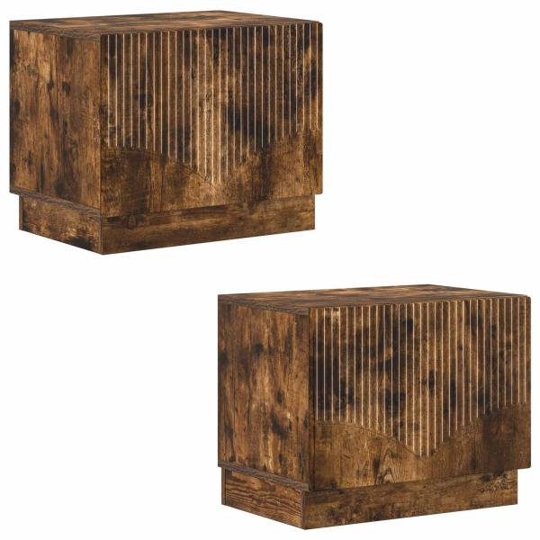 TV-Schrank Raucheiche Holzwerkstoff