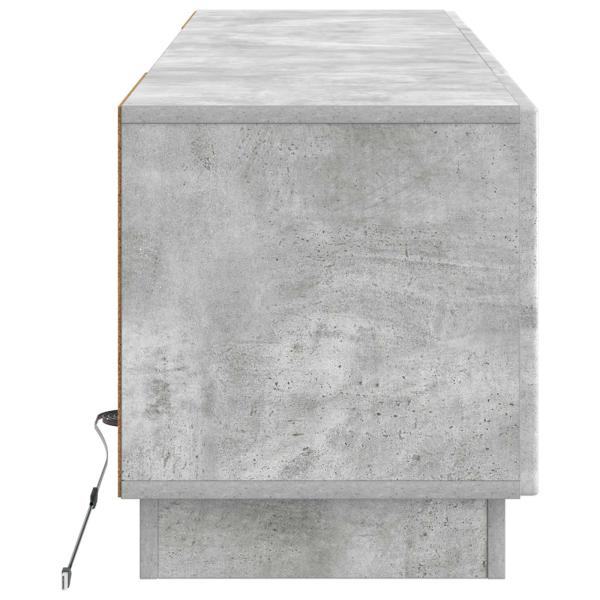 LED-TV-Schrank Betongrau Holzwerkstoff