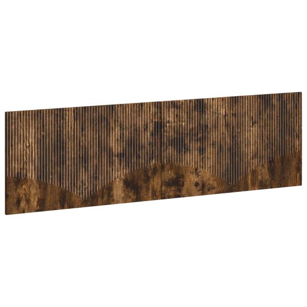 Wandmontiertes Kopfteil HOORN Raucheiche Holzwerkstoff