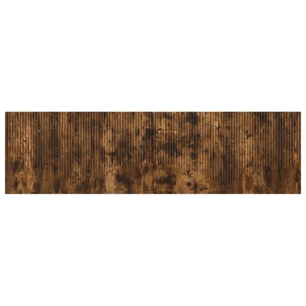 Wandmontiertes Kopfteil HOORN Raucheiche Holzwerkstoff