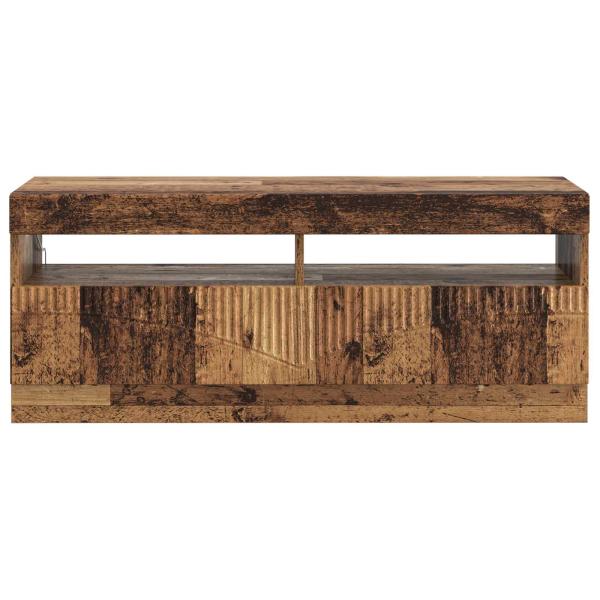 LED-TV-Schrank Altholz Holzwerkstoff