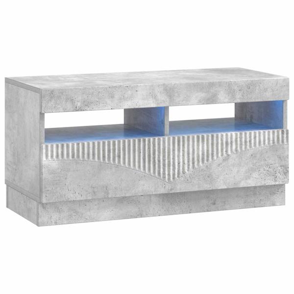 LED-TV-Schrank Betongrau Holzwerkstoff