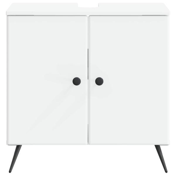Waschbeckenschrank BREDA Weiß 59,5 x 31,5 x 59 cm Holzwerkstoff