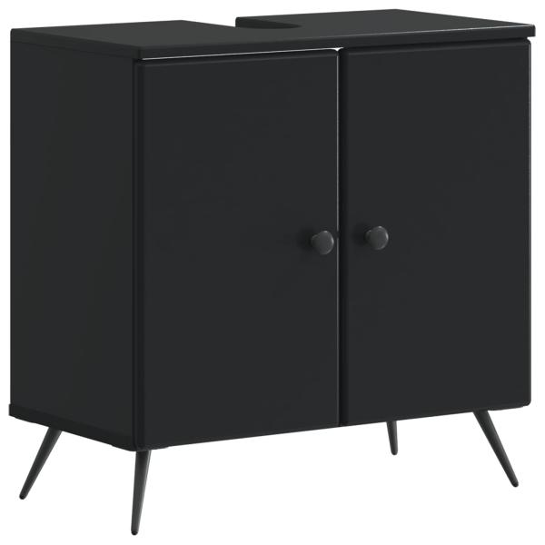 Waschbeckenschrank BREDA Schwarz 59,5 x 31,5 x 59 cm