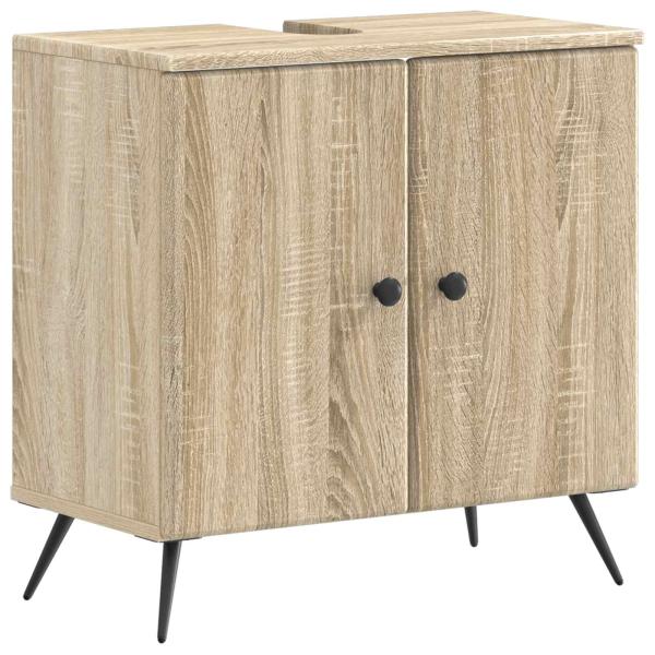 ARDEBO.de - Waschbeckenschrank BREDA Sonoma-Eiche 59,5 x 31,5 x 59 cm
