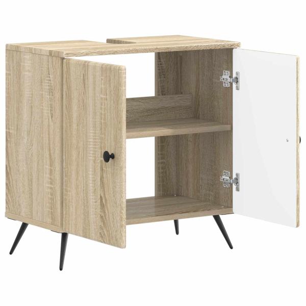 Waschbeckenschrank BREDA Sonoma-Eiche 59,5 x 31,5 x 59 cm