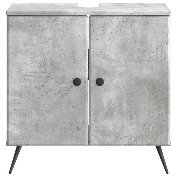 Waschbeckenschrank BREDA Betongrau 59,5 x 31,5 x 59 cm