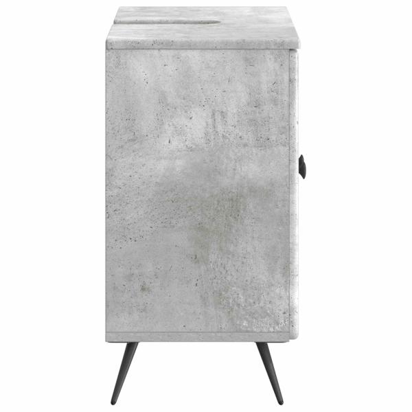 Waschbeckenschrank BREDA Betongrau 59,5 x 31,5 x 59 cm