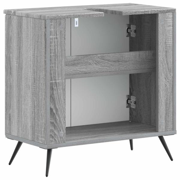 Waschbeckenschrank BREDA Sonoma-Grau 59,5 x 31,5 x 59 cm
