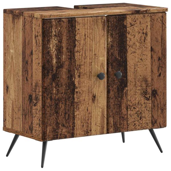 ARDEBO.de - Waschbeckenschrank BREDA Altholz 59,5 x 31,5 x 59 cm