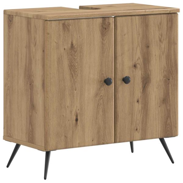 ARDEBO.de - Waschbeckenschrank BREDA Artisan-Eiche 59,5 x 31,5 x 59 cm