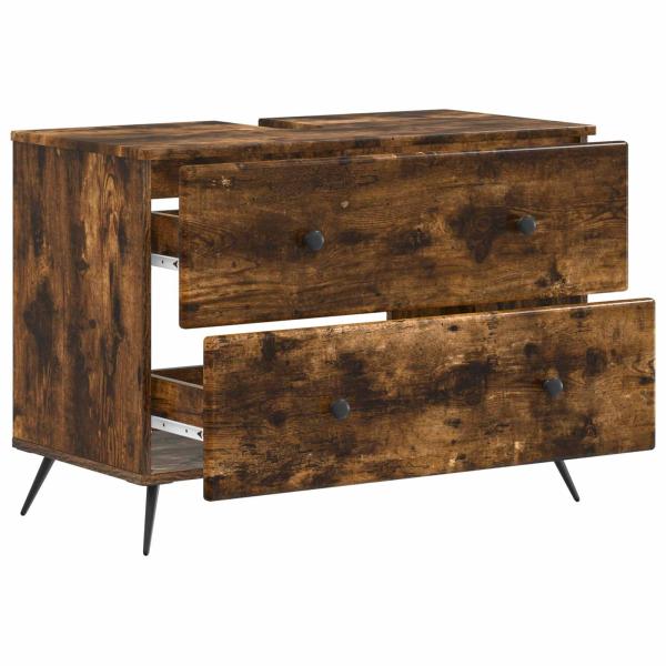 Waschbeckenschrank BREDA Raucheiche 82 x 41 x 59 cm
