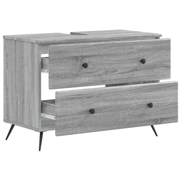 Waschbeckenschrank BREDA Sonoma-Grau 82 x 41 x 59 cm