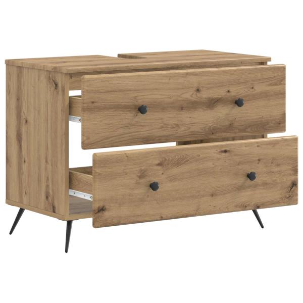 Waschbeckenschrank BREDA Artisan-Eiche 82 x 41 x 59 cm