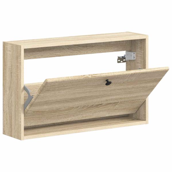 Wandmontierter Schuhschrank BREDA 71 x 17 x 43 cm Holzwerkstoff