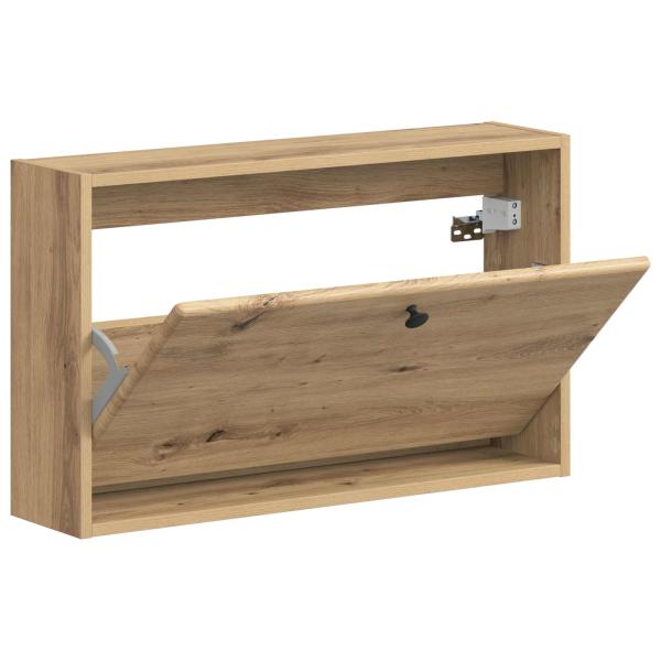Wandmontierter Schuhschrank BREDA 71 x 17 x 43 cm Holzwerkstoff