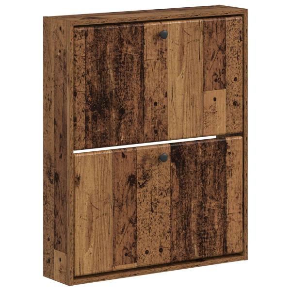 Wandmontierter Schuhschrank BREDA 71 x 17 x 86 cm Holzwerkstoff