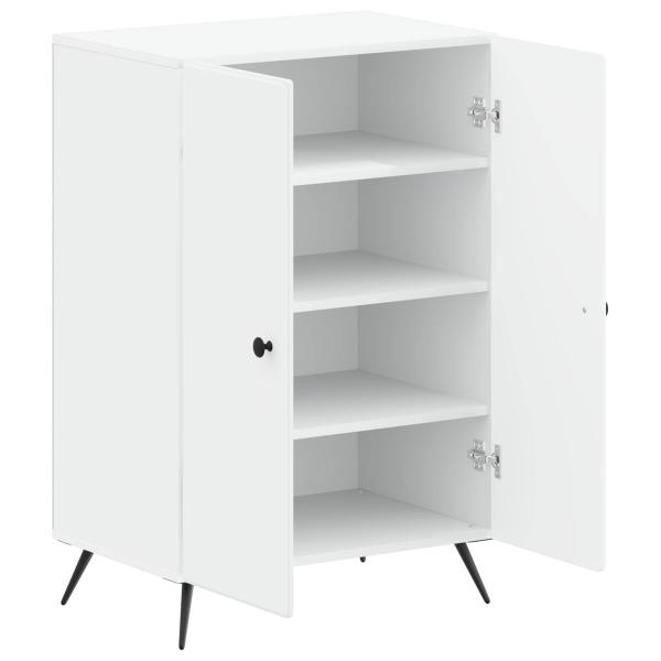 Schuhschrank BREDA 59,5 x 39,5 x 90 cm Holzwerkstoff Weiß
