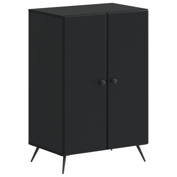 Schuhschrank BREDA 59,5 x 39,5 x 90 cm Holzwerkstoff Schwarz